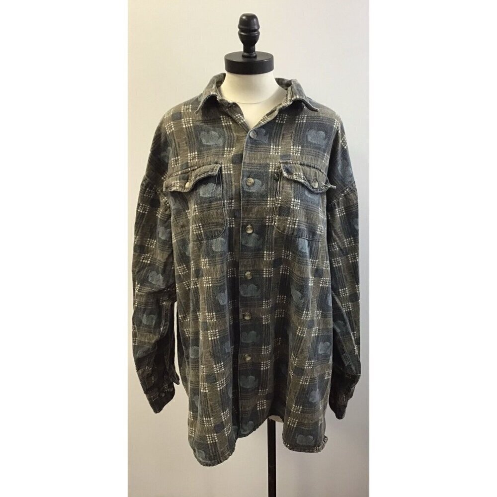 Mens Ferruche 100% Cotton Size XL Casual Shirt